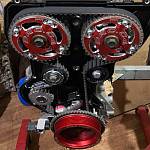 Шкивы распредвалов регулируемые PRO.CAR (анодированные) 16V ВАЗ 11194, 21126, 21127, 21129 (2 штуки)