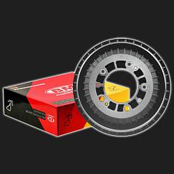 Барабан тормозной BM Motorsport чугунный ВАЗ 2121-2131 /Нива/, LADA Niva Legend, Chevrolet NIVA, LADA Niva Travel (2 штуки)