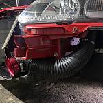 Заборник холодного воздуха гибкий RACING Air Intake D=76 мм чёрный