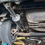 Глушитель прямоточный RZVS (51 мм) тихий, нержавейка /без насадки/ ВАЗ 2113, 2114