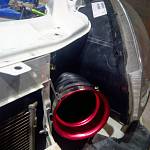 Заборник холодного воздуха гибкий RACING Air Intake D=76 мм чёрный