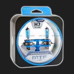 Лампа галогенная  H7 MTF Light VANADIUM 55W (2 штуки)