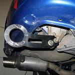 Крюк буксировочный универсальный BENEN style (угловой) чёрный