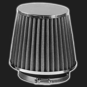 Фильтр воздушный нулевого сопротивления MPH Flow /серый, хром/ D-74 мм (инжекторный)