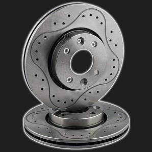 Диски переднего тормоза LGR R14 вентилируемый SPORT EXTREME LADA Largus, Vesta, X-Ray (2 штуки)