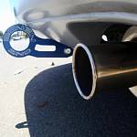 Крюк буксировочный универсальный BENEN style (угловой) чёрный