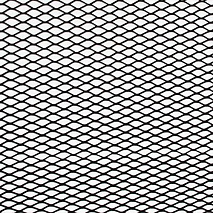 Сетка бампера 100х50 см алюминиевая, чёрная, средняя MESH-15