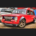 Интеркулер универсальный 550х140х65 мм (диаметр патрубков 57 мм)