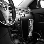 Ручка КПП универсальная JDM style белая L-150 мм