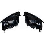 Фары SKV чёрные, дневные ходовые огни ВАЗ 2190, 2191 /Лада-Гранта/ (2 штуки)