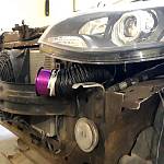 Заборник холодного воздуха гибкий RACING Air Intake D=76 мм чёрный