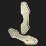 Переходники под суппорт ГАЗ 3302 (диск R15) на переднюю ось ВАЗ 2108-21099, 2110-2112, 2113-2115, Калина, Приора, Гранта (2 штуки)