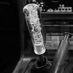 Ручка КПП универсальная JDM style белая L-150 мм