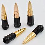Гайки колёсные стальные с наконечниками /пули/ М12х1,25 Blox Bullet style (20 штук)