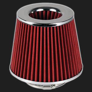 Фильтр воздушный нулевого сопротивления MPH Mega Flow /красный, хром/ D-74 мм (инжекторный) Фильтр воздушный нулевого сопротивления MPH Mega Flow /красный, хром/ D-74 мм (инжекторный)