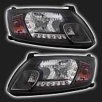 Фары SKV чёрные, дневные ходовые огни ВАЗ 2190, 2191 /Лада-Гранта/ (2 штуки) Фары SKV чёрные, дневные ходовые огни ВАЗ 2190, 2191 /Лада-Гранта/ (2 штуки)