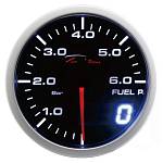 Прибор DEPO (D Racing) /52 мм/ BLED давления топлива, тонированное стекло