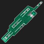 Плата заднего фонаря ВАЗ 2108-21099 левая