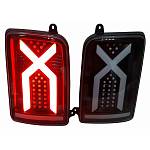 Фонари задние светодиодные X-style чёрные/тонированные ВАЗ 21213-2131 /Нива/, LADA 4x4 Urban, LADA Niva Legend (2 штуки) Фонари задние светодиодные X-style чёрные/тонированные ВАЗ 21213-2131 /Нива/, LADA 4x4 Urban, LADA Niva Legend (2 штуки)