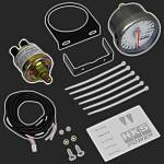 Прибор HKS style давления масла /60 мм/ белый циферблат