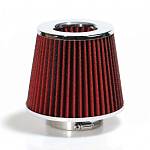 Фильтр воздушный нулевого сопротивления MPH Mega Flow /красный, хром/ D-74 мм (инжекторный) Фильтр воздушный нулевого сопротивления MPH Mega Flow /красный, хром/ D-74 мм (инжекторный)