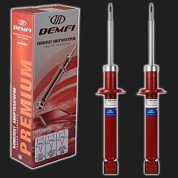 Амортизатор задней подвески газомасляный DEMFI Premium (-50 мм) ВАЗ 2110-2112, Калина, Приора, Гранта (2 штуки)