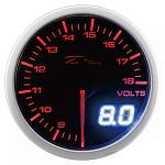 Прибор DEPO (D Racing) /52 мм/ BLED вольтметр, тонированное стекло