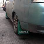 Брызговики  колёс универсальные SPARCO style малые зелёные (4 штуки)