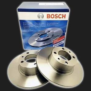 Диски переднего тормоза BOSCH для а/м ВАЗ 2101-2107 (2 штуки)