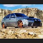 Воздухозаборник на капот SUBARU Style (тип 1) универсальный