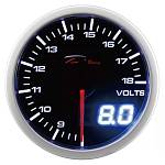 Прибор DEPO (D Racing) /52 мм/ BLED вольтметр, тонированное стекло