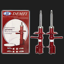 Стойка телескопическая передней подвески газомасляная DEMFI Premium -90 ВАЗ 2110-2112 (2 штуки)
