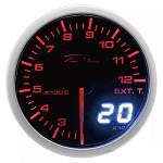 Прибор DEPO (D Racing) /52 мм/ BLED температуры выхлопных газов, тонированное стекло