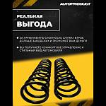 Пружины задней подвески AUTOPRODUCT DRIVE с занижением 50 мм ВАЗ 2108-21099, 2110-2112, 2113-2115, Калина, Приора, Гранта (2 штуки)
