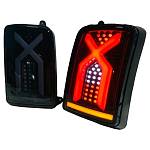 Фонари задние светодиодные X-style чёрные/тонированные ВАЗ 21213-2131 /Нива/, LADA 4x4 Urban, LADA Niva Legend (2 штуки)