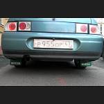 Брызговики  колёс универсальные SPARCO style малые зелёные (4 штуки)