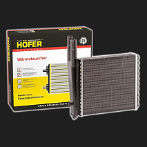 Радиатор отопителя алюминиевый HÖFER ВАЗ 2110-2112 (с 01.09.2003 г.в.), Приора (без кондиционера)
