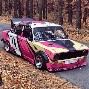 Комплект обвеса TEAM80 (АБС-пластик) ВАЗ 2101, 2102, 2103, 2106