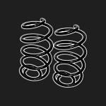 Пружины передней подвески AUTOPRODUCT DRIVE с занижением 50 мм ВАЗ Калина, Приора, Гранта (2 штуки)