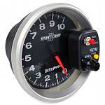 Прибор Auto Meter style тахометр /125 мм/, внешняя вспышка, белая подсветка, на подставке, 0-10000 RPM