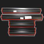 Накладки на пороги в дверные проёмы (АБС-пластик) ВАЗ Калина, Гранта /тип 1/ (4 штуки) Накладки на пороги в дверные проёмы (АБС-пластик) ВАЗ Калина, Гранта /тип 1/ (4 штуки)