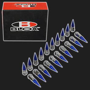 Гайки колёсные стальные с наконечниками /пики/ М12х1,25 Blox style (20 штук) Гайки колёсные стальные с наконечниками /пики/ М12х1,25 Blox style (20 штук)