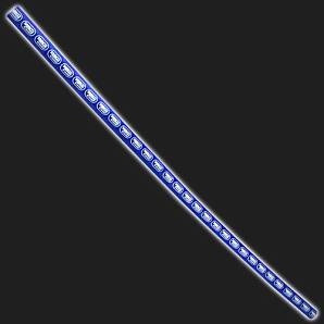 Шланг силиконовый армированный D=20 мм (1 метр) синий SAMCO SPORT