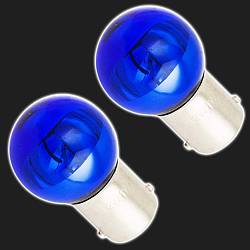 Лампа двухконтактная P21/5W синяя (2 штуки)
