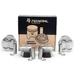 Поршни Federal Mogul ВАЗ 21126, 21127, 21129 16V d83,0 мм, безвтыковые (4 штуки с пальцами)