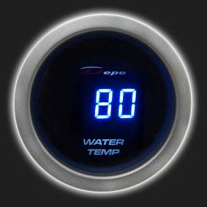Прибор DEPO RACING /52 мм/ (цифровой) температуры охлаждающей жидкости, с тонированным стеклом