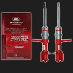 Стойка телескопическая передней подвески газомасляная c винтовой регулировкой SHTOK AUTO (без чашек) ВАЗ 2108-21099, 2110-2112, 2113-2115, Калина, Приора, Гранта (2 штуки) Стойка телескопическая передней подвески газомасляная c винтовой регулировкой SHTOK AUTO (без чашек) ВАЗ 2108-21099, 2110-2112, 2113-2115, Калина, Приора, Гранта (2 штуки)