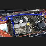 Растяжка передних стоек с доп. опорой двигателя  8V ТехноМастер (3х-точечная) ВАЗ Калина, Гранта