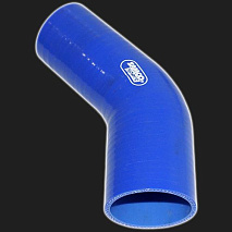 Патрубок силиконовый  45° D=51/57 мм SAMCO SPORT синий