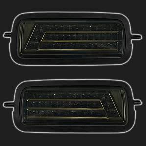 Подфарники светодиодные с бегающим поворотником и ДХО, тип 1 ВАЗ 2121-2131 /Нива/ (2 штуки)